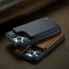 For Iphone 16 15 14 Plus 13 Pro Luxury Leather Card Wallet Case Stand Cover