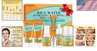 6-piece Hydrating Skincare Set With Korean Rice Extract   Anti-aging Glow Kit