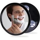 Fogless Shower Mirror Shaving Makeup Suction Cups Portable Shatterproof Kids      