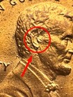         1983 Lincoln Cent Fs-102 Ddo Double Ear Off Center Railroad Rim Error Coin