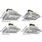 Built-in Range Hood 30 36in Insert Vent Hood 800 900cfm Kitchen Stove Leds
