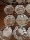 15-vintage Chippendale Silverplate Small Bon Bon Bowls 5-3 4  Int l Silver 