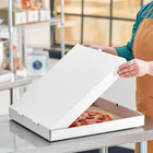  50-case  18  X 18  X 2  White Corrugated Plain Pizza Bakery Square Take-out Box