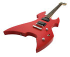 Zenison Heavy Metal Style Electric Guitar  Solid Wood Body  Maple Neck  Red