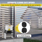 Vevor 1400lbs Automatic Sliding Gate Opener Electric Door Operator W  2 Remotes