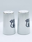 Vintage Classic Route 66  Classic Road Gas Sign Salt   Pepper Shakers Mcm Retro