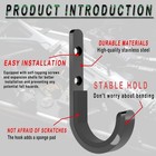 10pcs Steel Gun Rack Storage Rifles Shotgun Hooks Wall Mount Hangers Archery Bow