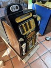 Rare 1940s Golden Nugget Slot Machine 25   Matching Stand- Jennings Chief Works
