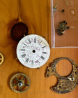 Misc Clock Parts Lot  Vintage  Great For Crafts 