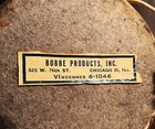 1950s Pink  Black   Gold Vtg Mcm Ceramic Table Lamp C  Miller Bobbe Products Inc