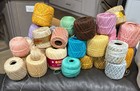 Vtg Lot Large Crochet Tatting Cotton Thread Lot Coats   Clark Star J p Lily Gem