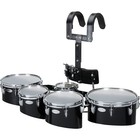 Sound Percussion Labs Birch Marching Quints With Carrier 6 8 10 12 13 Black