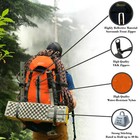 Duraton 50l Hiking Backpack For Adults Or Kids  For Camping  Fishing  Or Hunting
