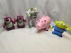 Disney Toy Story Movie Action Figure Hamm  Buzz  Lots-o The Bear X 2  Alien Figu