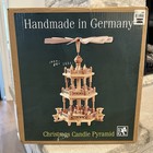 Erzgebirgische Richard Glasser 3 Tier Pyramid Christmas Nativity Made In Germany