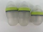 Comotomo Baby Soft Silicone Bottle Set Green - 2- 8oz   1- 5oz  3 Pack Lot  Lnc