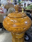 Conjunto De Pilon Y Batea Shango En Madera Grande Xl Wood Bowl Religion Yoruba