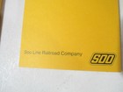  1  Vintage The Soo Line Railroad Train Paper Note Pad Unused New Old Stock Nos 