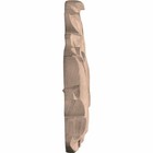Ekena Millwork Onl36x06x01lfma Large Green Leaf Center Scrolls Wood Onlays 36