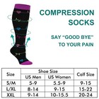 Double Couple 3 Pairs Compression Socks For Large-x-large  Multicoloured 1