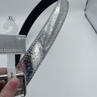 No Boundaries Silver Holographic Star Size Xl Women s Belt Holo Deadstock Y2k 