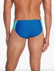 New Speedo Power Flex Eco Mens Blue Swim Bikini Brief Fitness Swimsuit Sz 36