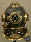 18  Vintage Style Boston Navy Mark V Steel Diving Divers Scuba Deep Sea Helmet
