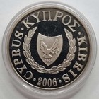Cyprus 2006 Copper Nickel One Pound Akamantis Flower Bu Cuni