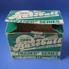 Empty Display Box 1991 Topps Traded Baseball Green Vintage No Cards