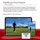 Flightscope Mevo  Portable Launch Monitor Golf Simulator With 12 E6 Courses