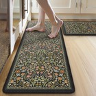 Kitchen Mats For Floor 2pcs  Cushioned Anti Fatigue Mat Non Slip Waterproof K   