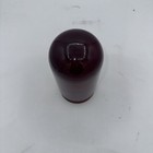 Vintage 7x3 Industrial Explosion Proof Globe Light Cover Ruby Red Emergency Exit