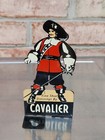 Vintage Original Cavalier Shoe Metal Mascot Advertising Display