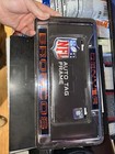 Nfl Denver Broncos Chrome Laser Cut License Plate Frame Orange Letters