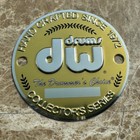 Dw Drum Metal Badge Plate