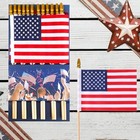 2 Pcs Small American Flags On Stick patriotic Decorations Small Usa Flags On 1