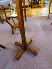 Antique Oak Clothes Tree Hall Tree Stand Mission Arts   Crafts Style Refinished