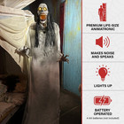 5 9-ft  Motion-activated Animatronic Lurching Woman