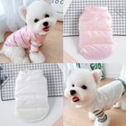 Shiny Puppy Pet Small Dog Cat Winter Warm Coat Padded Vest Jacket Sizes S M L
