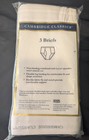 Cambridge Classics Men   s Briefs 3-pack White Cotton Size 38 Discontinued Mervyns