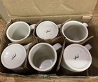 Set Of 6 Vertex China Log Home Mug White 3     11 Oz  Lh-w