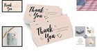 120 Elegant Thank You Cards With Gold Foil - Perfect For Small Business Branding
