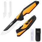 3 5  Replaceable Blades Hunting Skinning Knife With Sheath  3 Or 10 Blades
