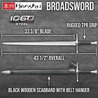 Honshu Broadsword And Scabbard   43 1 2  Full Length   1060 Carbon Steel Blade