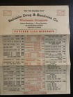 1938 Reliable Drug   Sundries Co  Medical Catalog   Price List  Amazing Graphics