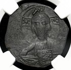 Byzantine  Anonymous Christ Follis  975-1035 Ad  Class A2 a3  Ngc Fine