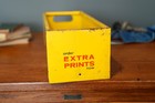 Vintage Kodak Metal Container Store Display Camera Film File Box Case