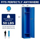 71 tall 4   door Metal Storage Locker steel Organizer For School  Gym  Home Office