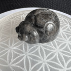 Larvikite Crystal Lady Bug Carving