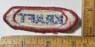 Vintage Kraft Food Logo Patch Advertising Grocery Store Dairy Cheese Used